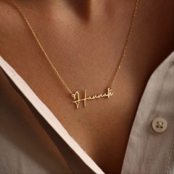 custom handwritten name necklace custom handwritten name necklace