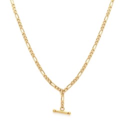 Gold plated silver Albert pocket watch necklace