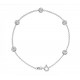 925 Sterling silver bracelet with cubic zirconia 