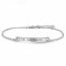 roman numeral bar bracelet in sterling silver