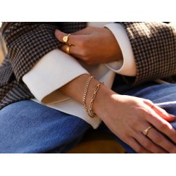 gold plated paperclip bracelet gold plated paperclip bracelet