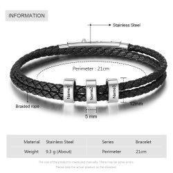 men bracelet with custom beads men bracelet with custom beads