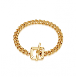 Cuban chain bracelet - square bar