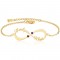 Infinity 2 Names Bracelet with Birthstones