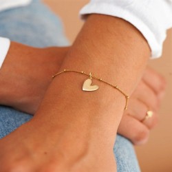 Bracelets in Jewelry Retro Letter Dripping Oil Love Double Layer Bracelet  Boudoir Honey Lover Hand Decoration Heart Shaped Chain Bracelet Women'S  Girl Jewelry Bracelets for Women 