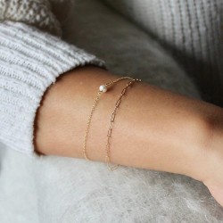 Sterling silver freshwater pearl bracelet Sterling silver freshwater pearl bracelet