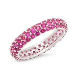 Sterling silver ruby zirconia ring Sterling silver ruby zirconia ring