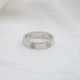 925 Sterling Silver eternity Band Ring with cubic zirconia
