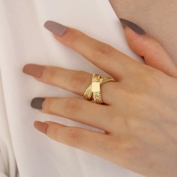 Double Layered Snake Ring Double Layered Snake Ring