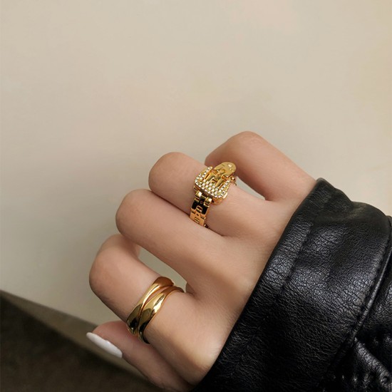 Belt shaped ring Belt shaped ring