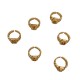 Initial letter ring 18k gold plated Initial letter ring 18k gold plated