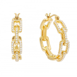 cuban link chain hoop earrings cuban link chain hoop earrings