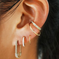 Safety Pin Hoop earrings Safety Pin Hoop earrings