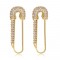 Safety Pin Hoop earrings