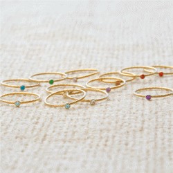 14k gold filled birthstone rings  14k gold filled birthstone rings