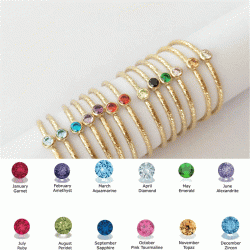 14k gold filled birthstone rings  14k gold filled birthstone rings
