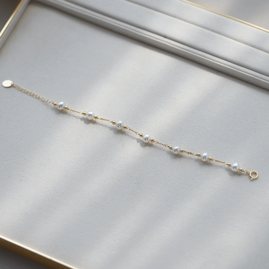 925 sterling silver freshwater pearl bracelet