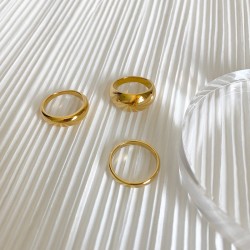 18k Gold plated statement dome ring 18k Gold plated statement dome ring