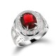 925 sterling silver ring fot men with AAA zircon  stone 