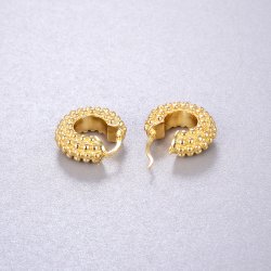 chunky earring -  18k gold plated chunky earring -  18k gold plated