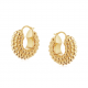 chunky earring -  18k gold plated