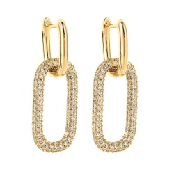 Diamond Drop Earring