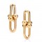 U shape link earrings