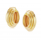 Chunky gold hoop earrings