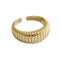 sterling silver classic ring 18k gold plated