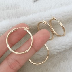 14k gold filled hoop earrings