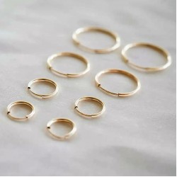 925 Sterling silver circle hoops earrings  925 Sterling silver circle hoops earrings