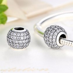 sterling silver bead for bracelet