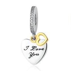 "I love you forever" pendant charm  "I love you forever" pendant charm