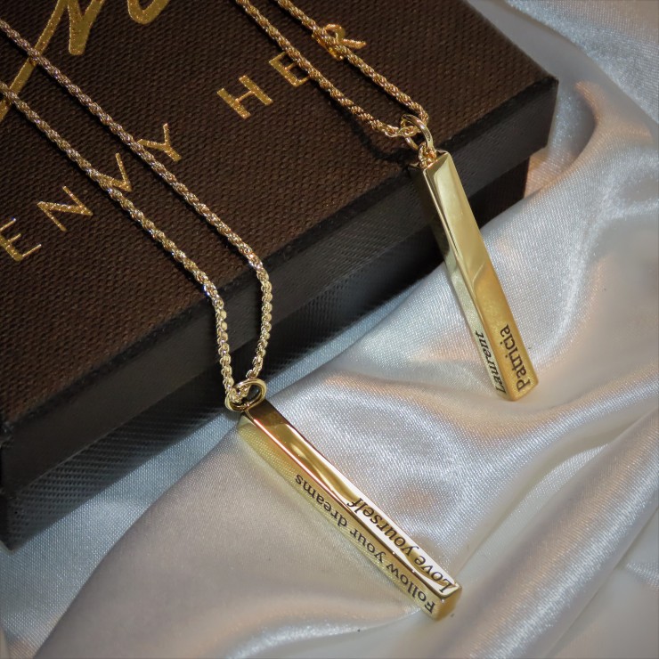 Custom Gold & Silver Name Necklaces | Monogram Jewelry | EnvyHer ...