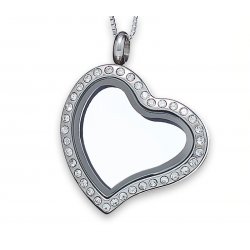 Heart Locket With Diamonds Heart Locket With Diamonds