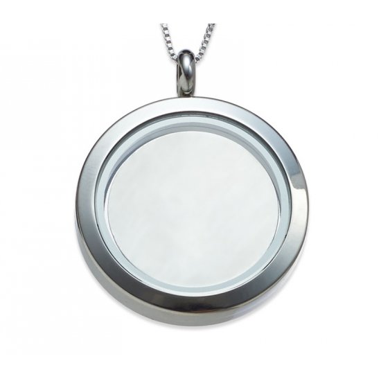 Locket With A Name Disc | EnvyHer- Personalized Jewelry