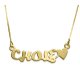 Name And Heart Necklace 
