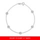 925 Sterling silver bracelet with cubic zirconia 925 Sterling silver bracelet with cubic zirconia